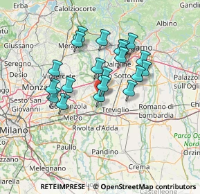 Mappa Via Papa Giovanni Paolo II, 24045 Fara Gera d'Adda BG, Italia (11.356)