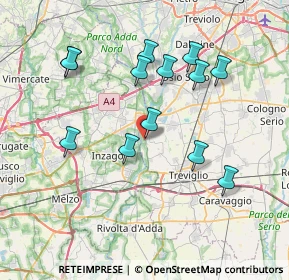 Mappa Via Papa Giovanni Paolo II, 24045 Fara Gera d'Adda BG, Italia (7.29308)