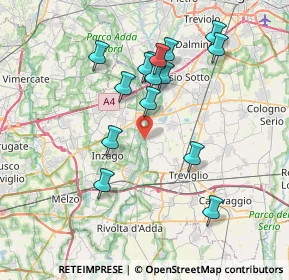 Mappa Via Papa Giovanni Paolo II, 24045 Fara Gera d'Adda BG, Italia (7.054)
