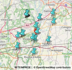 Mappa Via Papa Giovanni Paolo II, 24045 Fara Gera d'Adda BG, Italia (6.905)