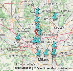 Mappa SP 44, 20037 Paderno Dugnano MI (7.30643)