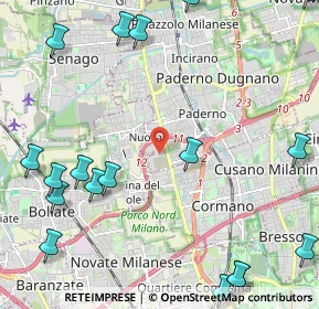 Mappa SP 44, 20037 Paderno Dugnano MI (3.13333)