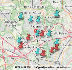 Mappa SP 44, 20037 Paderno Dugnano MI (4.07)