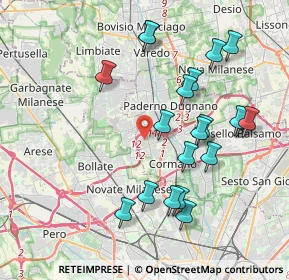 Mappa SP 44, 20037 Paderno Dugnano MI (4.025)