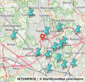 Mappa SP 44, 20037 Paderno Dugnano MI (4.41571)