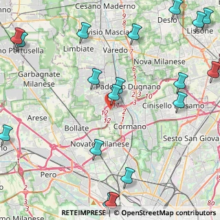 Mappa SP 44, 20037 Paderno Dugnano MI (6.472)