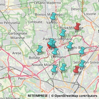 Mappa SP 44, 20037 Paderno Dugnano MI (3.65154)