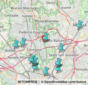Mappa Viale Luigi Buffoli, 20095 Cusano Milanino MI, Italia (4.64769)