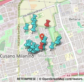 Mappa Viale Luigi Buffoli, 20095 Cusano Milanino MI, Italia (0.332)