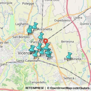 Mappa Strada di Bertesina, 36100 Vicenza VI, Italia (1.46)