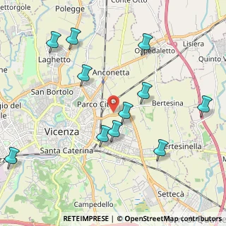 Mappa Strada di Bertesina, 36100 Vicenza VI, Italia (2.24545)