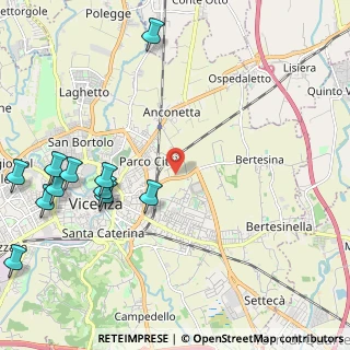 Mappa Strada di Bertesina, 36100 Vicenza VI, Italia (2.86)