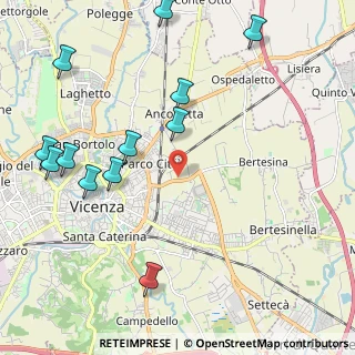 Mappa Strada di Bertesina, 36100 Vicenza VI, Italia (2.575)