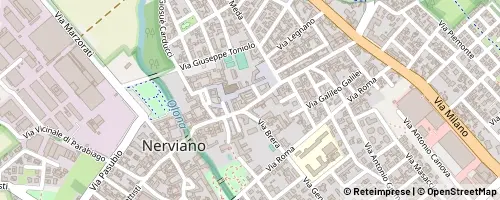 Mappa Nerviano