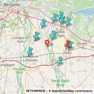 Mappa Via Papa Giovanni Xxiii, 24050 Cividate Al Piano BG, Italia (7.45)