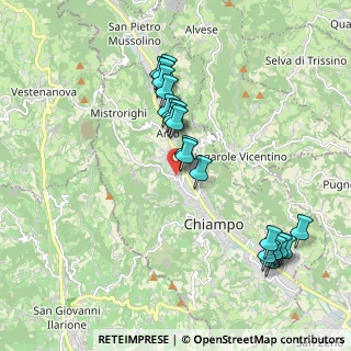 Mappa Via Alessandro Manzoni, 36072 Chiampo VI, Italia (1.933)