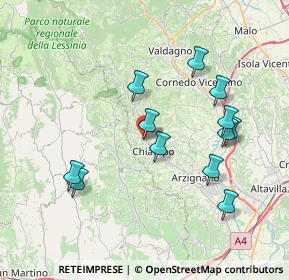 Mappa Via Alessandro Manzoni, 36072 Chiampo VI, Italia (7.44417)