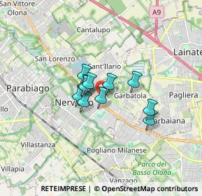 Mappa Via Verdi, 20014 Nerviano MI, Italia (0.99091)