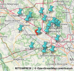 Mappa Via Verdi, 20014 Nerviano MI, Italia (7.33667)