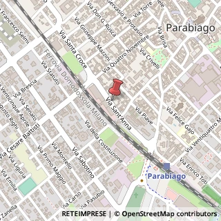 Mappa Via Sant'Anna, 29, 20015 Parabiago, Milano (Lombardia)