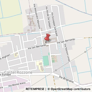 Mappa Piazza Castello, 2, 24040 Castel Rozzone, Bergamo (Lombardia)