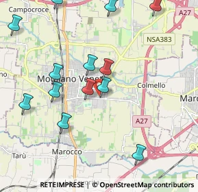 Mappa Via dei Tulipani, 31021 Mogliano Veneto TV, Italia (2.22462)