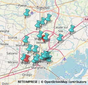 Mappa Via dei Tulipani, 31021 Mogliano Veneto TV, Italia (6.8255)