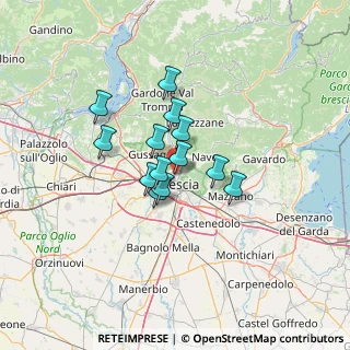 Mappa Galleria Vittorio Veneto, 25128 Brescia BS, Italia (8.77462)
