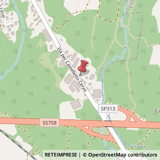 Mappa Via per Castelletto Cervo, 307, 13836 Cossato, Biella (Piemonte)