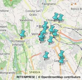 Mappa Via A. Vialardi di Verrone, 13900 Biella BI, Italia (1.44154)