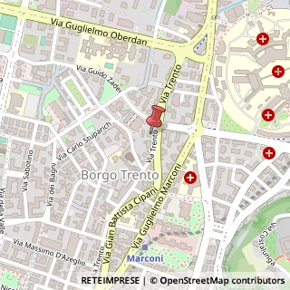 Mappa Via Trento, 109, 25128 Brescia, Brescia (Lombardia)