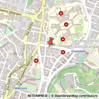 Mappa Via Pietro dal Monte, 16, 25123 Brescia, Brescia (Lombardia)