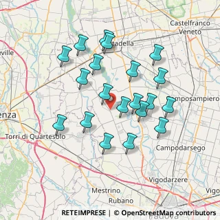 Mappa PIAZZOLA SUL BRENTA, 35016 Piazzola sul Brenta PD, Italia (6.805)
