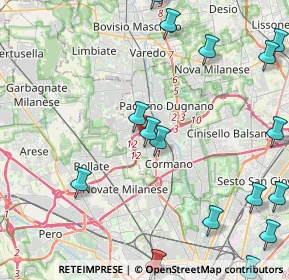 Mappa Ss 35 dei Giovi n, 20037 Paderno Dugnano MI, Italia (6.496)