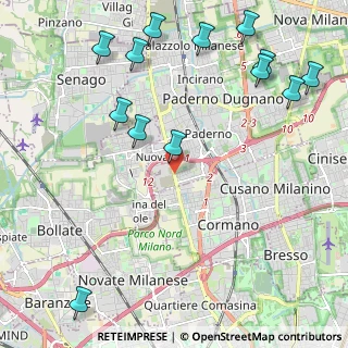 Mappa Ss 35 dei Giovi n, 20037 Paderno Dugnano MI, Italia (2.78077)