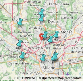 Mappa Ss 35 dei Giovi n, 20037 Paderno Dugnano MI, Italia (7.48917)