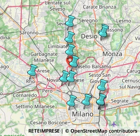 Mappa Ss 35 dei Giovi n, 20037 Paderno Dugnano MI, Italia (7.265)