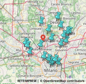Mappa Ss 35 dei Giovi n, 20037 Paderno Dugnano MI, Italia (7.13)