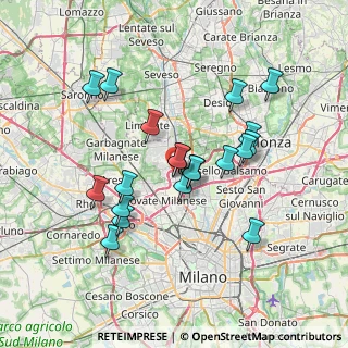 Mappa Ss 35 dei Giovi n, 20037 Paderno Dugnano MI, Italia (6.46)