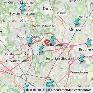 Mappa Via San Francesco d'Assisi, 20092 Cinisello Balsamo MI, Italia (6.55)