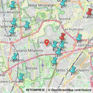 Mappa Via San Francesco d'Assisi, 20092 Cinisello Balsamo MI, Italia (2.87867)