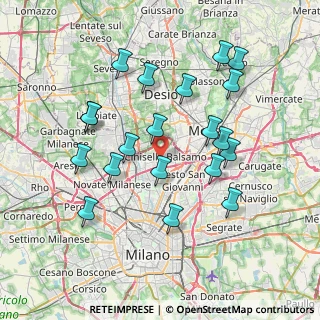 Mappa Via San Francesco d'Assisi, 20092 Cinisello Balsamo MI, Italia (7.478)