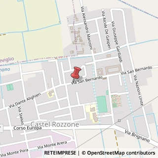 Mappa Via San Bernardo,  21, 24040 Castel Rozzone, Bergamo (Lombardia)