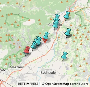 Mappa Via Gardesana, 25080 Prevalle BS, Italia (3.01938)