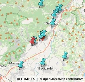 Mappa Via Gardesana, 25080 Prevalle BS, Italia (3.85333)
