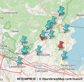 Mappa Via Gardesana, 25080 Prevalle BS, Italia (7.35667)