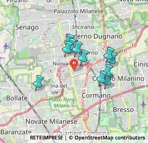 Mappa Via Tripoli, 20037 Paderno Dugnano MI, Italia (1.37545)