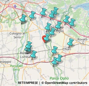 Mappa 24050 Cividate Al Piano BG, Italia (7.4425)