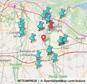 Mappa 24050 Cividate Al Piano BG, Italia (6.944)