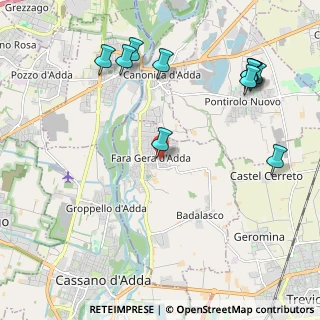 Mappa Via della Vigna, 24045 Fara Gera d'Adda BG, Italia (2.51636)